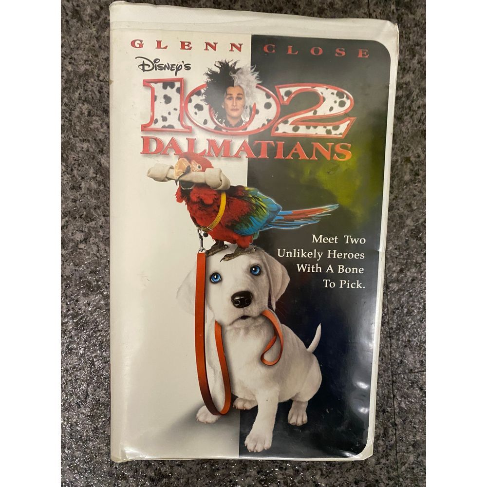 Disney 102 Dalmatians VHS Movie‎ Kids Family Film Classic Animated Pup Adventure